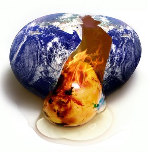 Global warming- earth frying